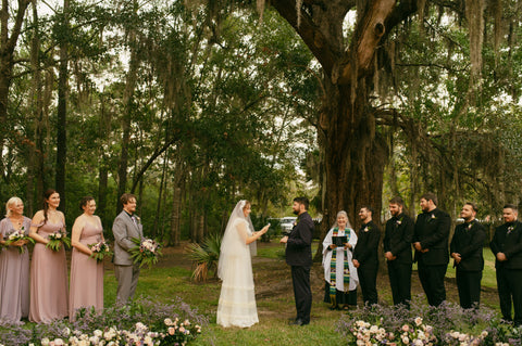 Magical Lilac Louisiana Wedding