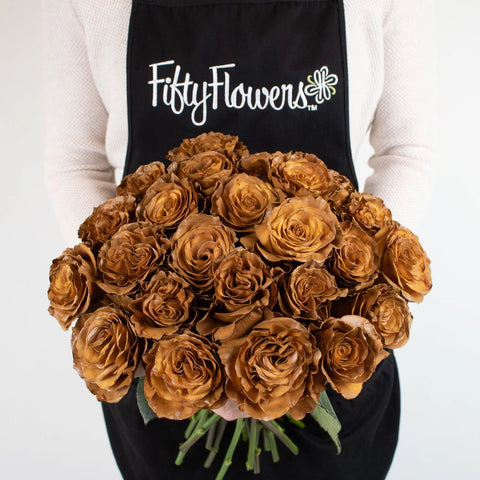 Caramel Machiatto Tinted Roses Yesss - Image