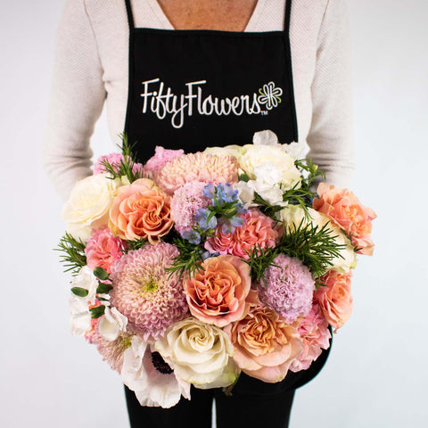 Sugar Plum DIY Flower Bouquet in Hand