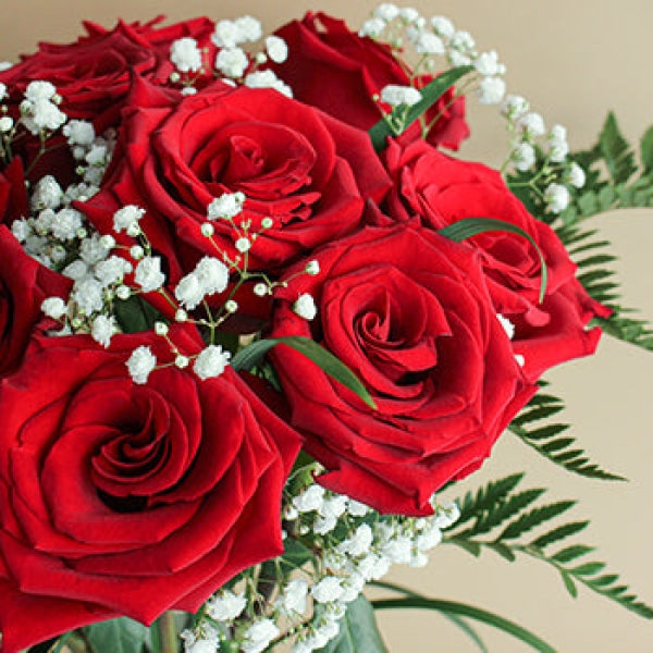 12 Long Stem Roses Valentines Day Bouquets Delivered Arrangements