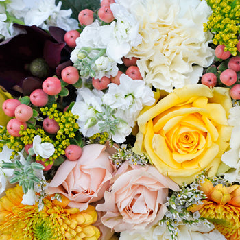 Vintage Yellow Statement Centerpiece