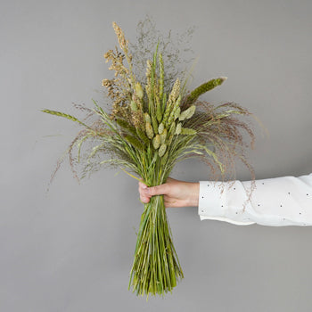 Fresh cut greenery fall grass medley filler flowers sold near me for delivery