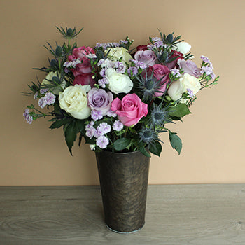 Country Blues Fresh Flower Bouquet
