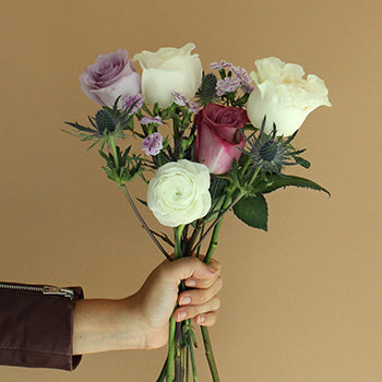 Country Blues Fresh Flower Bouquet
