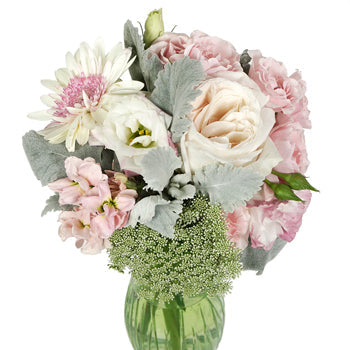 Blush flower centerpieces small version