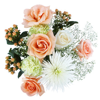 Peach Cobbler Wedding Centerpieces