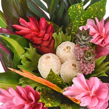 Pink Passion Tropical Centerpiece