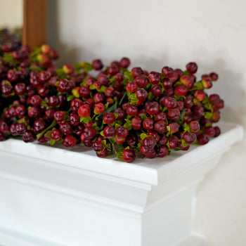 Bittersweet Burgundy Hypericum Garlands