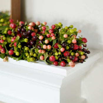 Peach Sangria Hypericum Garlands