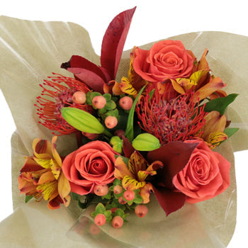 Endless Orange Flower Centerpieces