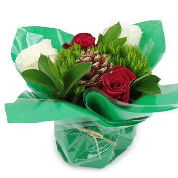 Woodland Rose Flower Arrangements