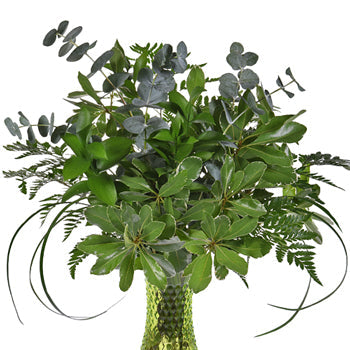 Classic Romance Greens Centerpiece