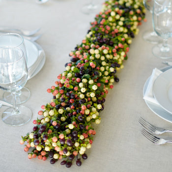 Cream Polka Dot Hypericum Garland