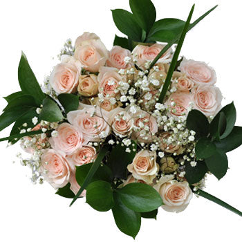 Rose Centerpieces Peach Symphony