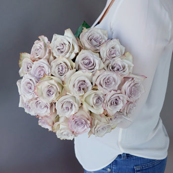 Frosted Amethyst Rose