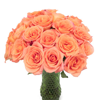Tangerine Sunrise Sweetheart Roses