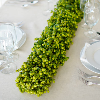 Forest Green Hypericum Berry Garland