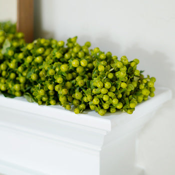 Forest Green Hypericum Berry Garland