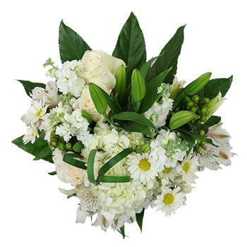 Divine Ivory Garden Centerpieces