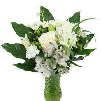 Divine Ivory Garden Centerpieces