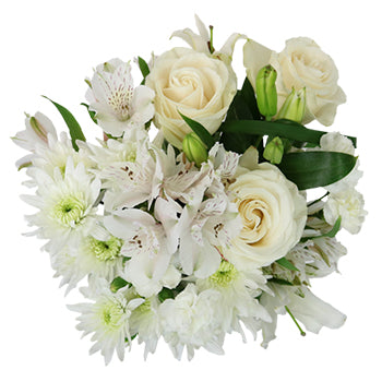 Divine Ivory Garden Centerpieces