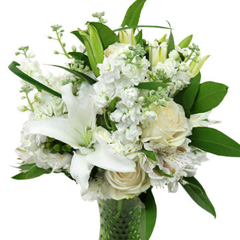 Divine Ivory Garden Centerpieces