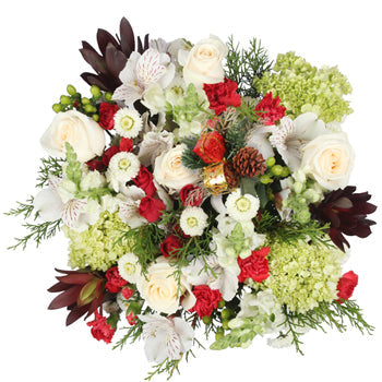 Happy Holidays Christmas Centerpiece