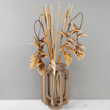 Dried Hanging Heliconia Flowers