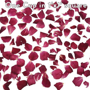 Dried Rose Petals Red Wedding