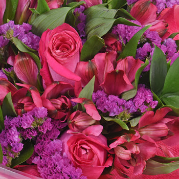 Monochromatic Hot Pink Bouquetta Centerpieces