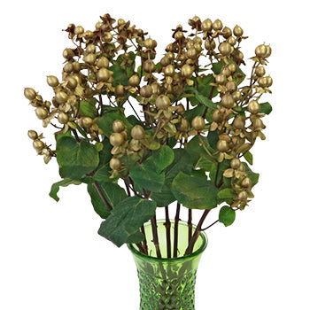Enhanced Gold Designer Hypericum Berries