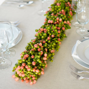 Pink Spring Hypericum Garland