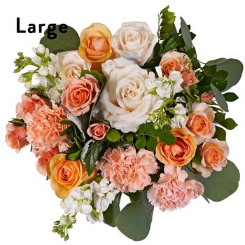 Peach Bulk Centerpiece