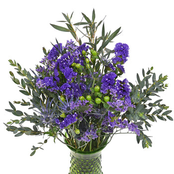 Purple People Eater Fresh Flower Centerpiece