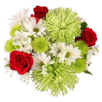 Red Rose Holiday Centerpiece