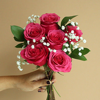 Valentine's Day Six Roses Bouquet for Fundraising