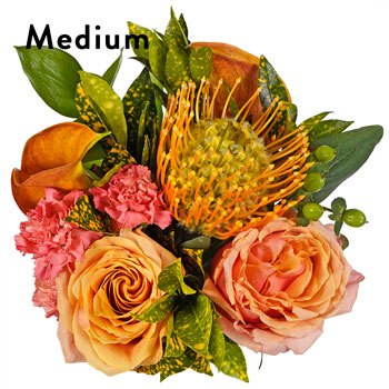 Tropical Sunset Centerpieces
