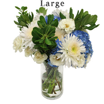 Varsity Blues Bridal Centerpieces