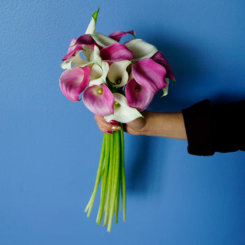 Pink and White Mini Calla Bouquet