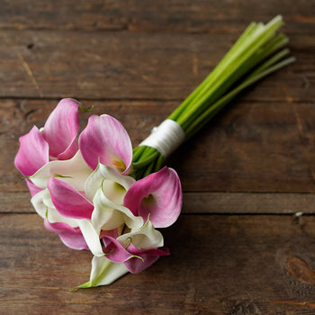 Pink and White Mini Calla Bouquet