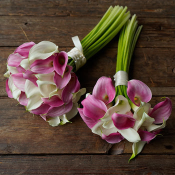 Pink and White Mini Calla Bouquet
