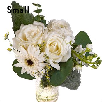 White Bulk Centerpiece
