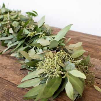 Mixed Eucalyptus and Bay Leaf Garland