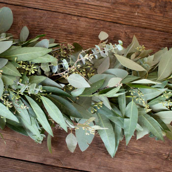 Mixed Eucalyptus and Bay Leaf Garland