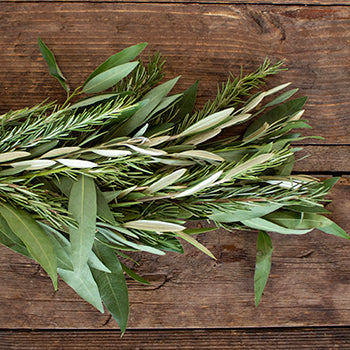 Bay Leaf and Rosemary Greens Garland