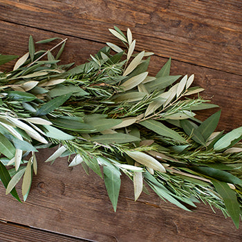 Bay Leaf and Rosemary Greens Garland
