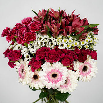 Berries and Cream DIY Flower Kit In a Vase
