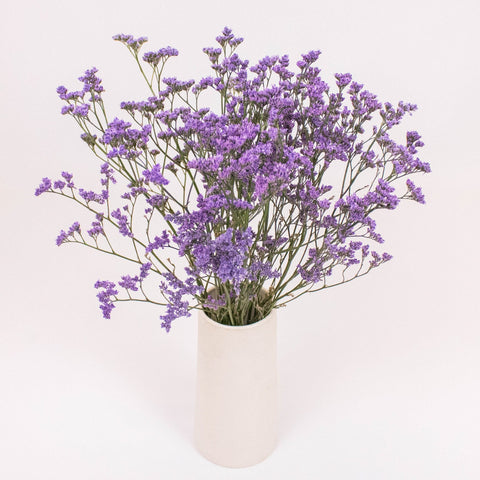 Blue Main Limonium Flower Bunch in Vase