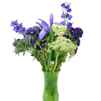 Blue Farm to Table Centerpieces