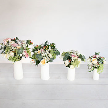 Perfectly Pastel Rose Centerpieces